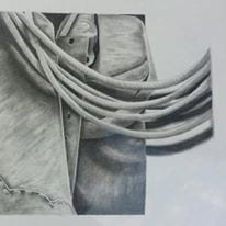 Chaps and Rope Drawn in pencil and shaded by Drew Kasunic