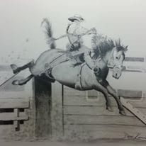 hand drawing of sit and spur by drew Kasunic